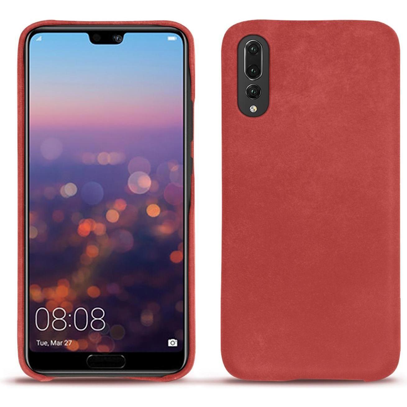 Thumbnail - Noreve Lederschutzhülle (Huawei P20 Pro), Smartphone Hülle, Rot