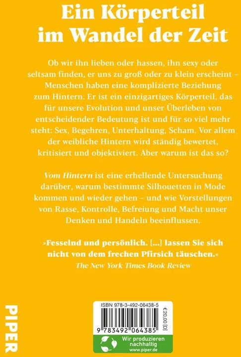 Actual product image Vom Hintern (German, Heather Radke, Viola Krauss, 2023)