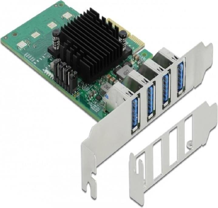 Immagine prodotto Delock Scheda PCI Express x4 a 4 x USB3.0 quadruplo canale esterno