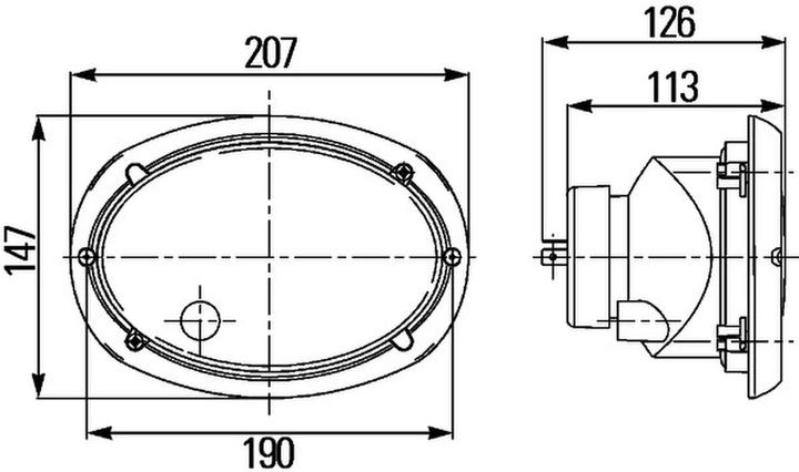 Produktbild Hella Scheinwerfer Halogen Einbau 1LB 996 157-201