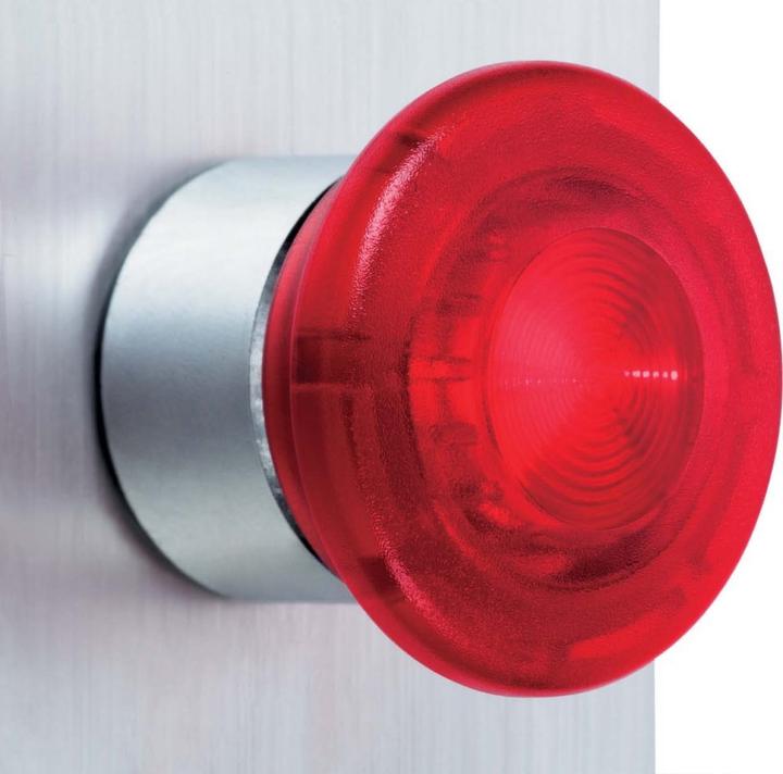 Produktbild Schneider Electric Leuchttaster rot rund 22mm IP66