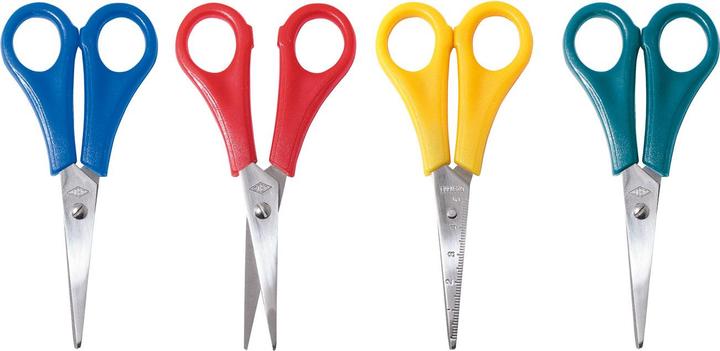 Wedo Bastelschere, spitz, L„nge: 130 mm, fr Rechtsh„nder (13 cm)