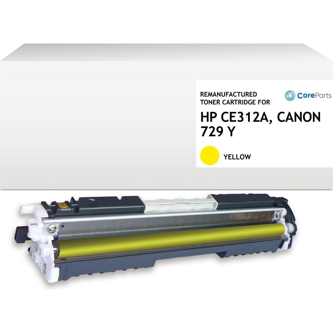 CoreParts, Toner, Lasertoner for Canon Yellow