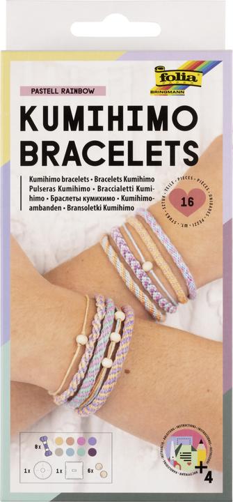 Folia Set de bricolage bracelets Kumihimo