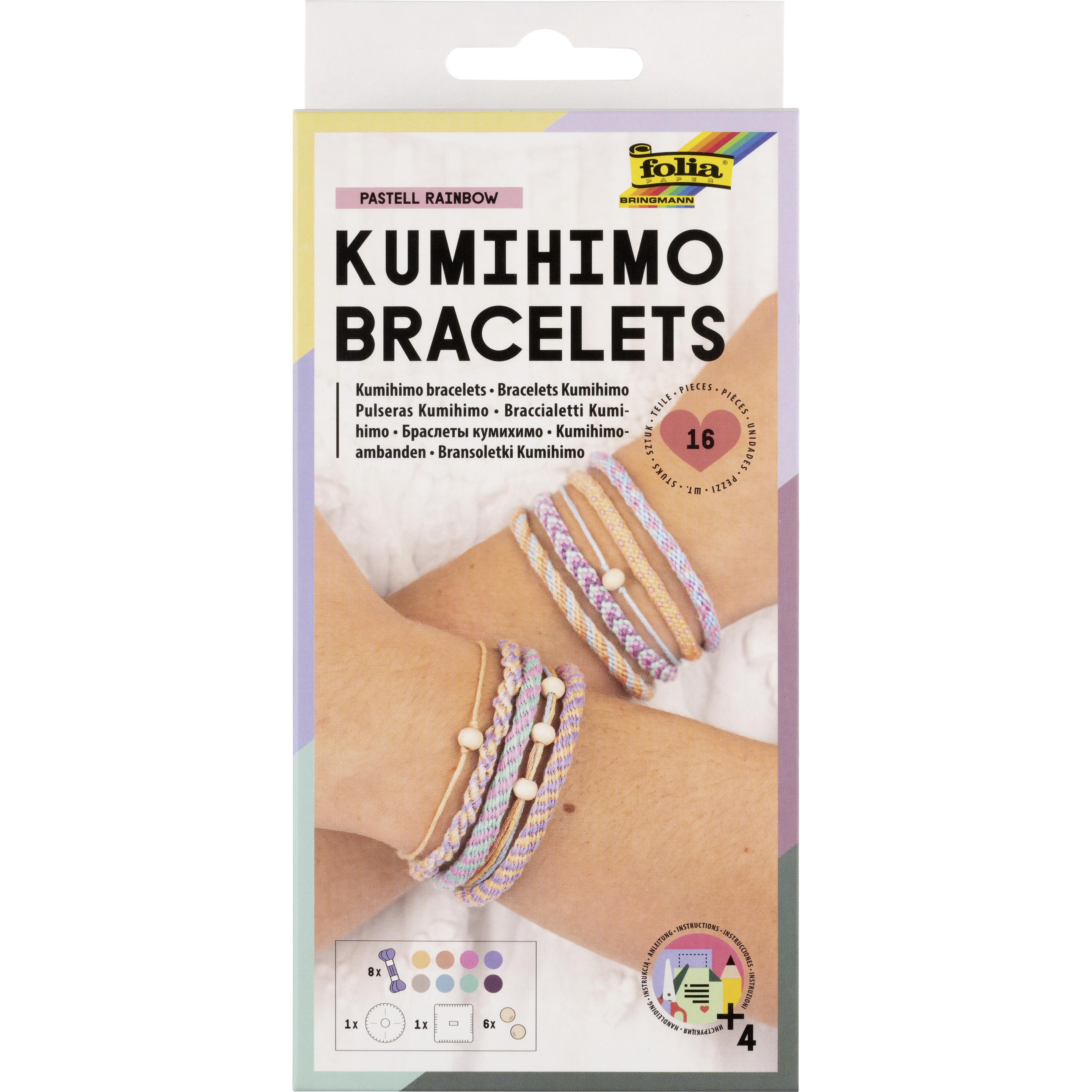 Folia Set per bricolage bracciali Kumihimo