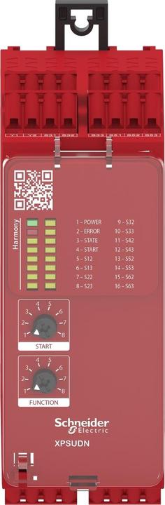 Produktbild Schneider Electric XPSUDN33AC 8FKT 6K 3S 1Ö1T 48-240V FZ Sicherheitsrelais