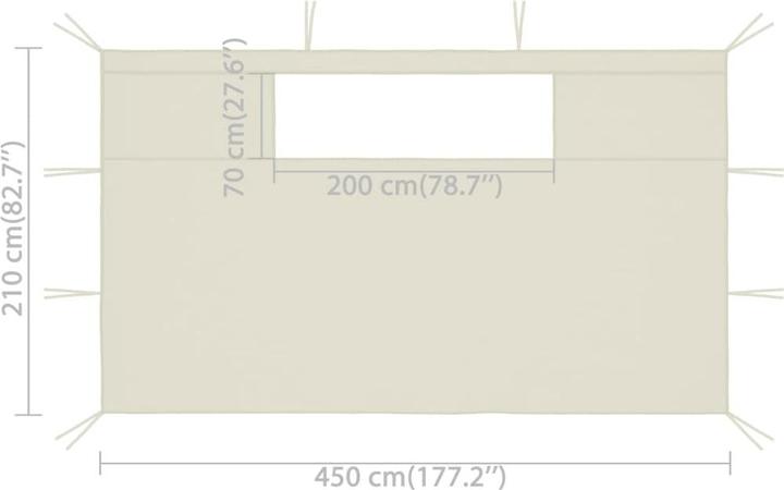 Actual product image vidaXL Goraud (450 cm)