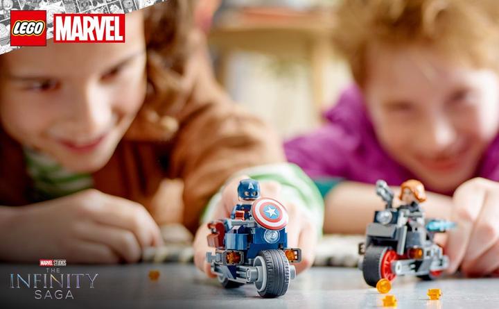 Produktbild LEGO Black Widows & Captain Americas Motorräder (76260, LEGO Marvel)