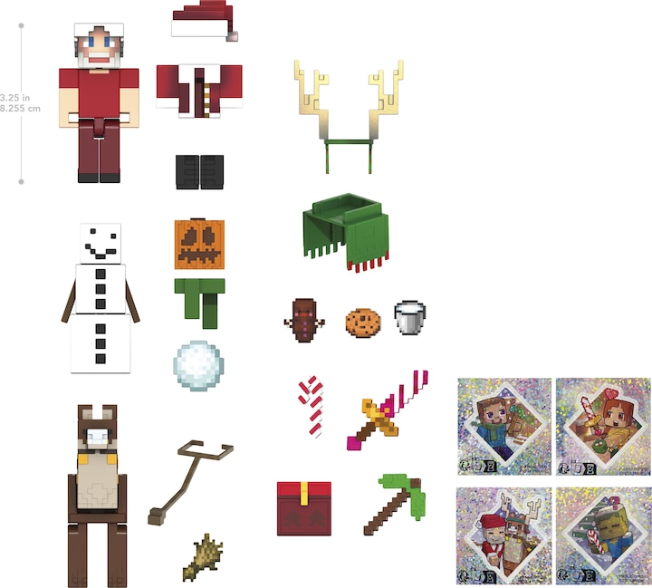 Actual product image Minecraft Advent calendar