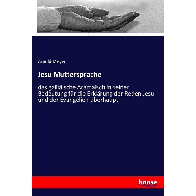 Jesu Muttersprache, Fachbücher von Arnold Meyer