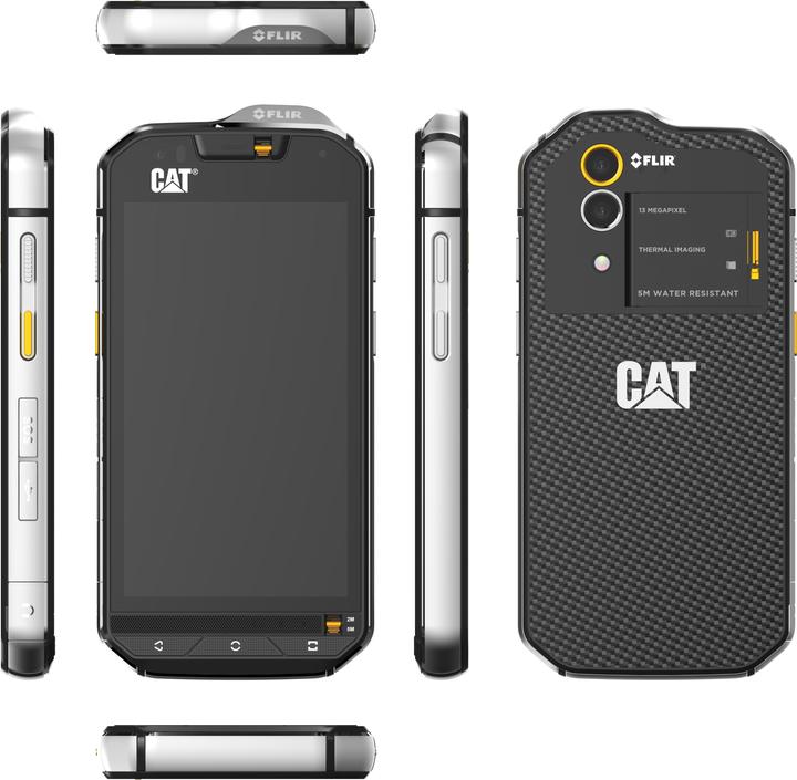 Productafbeelding Cat S60 (32 GB, Zwart/Zilver, 4.70", Hybride dubbele SIM, 13 Mpx, 4G)