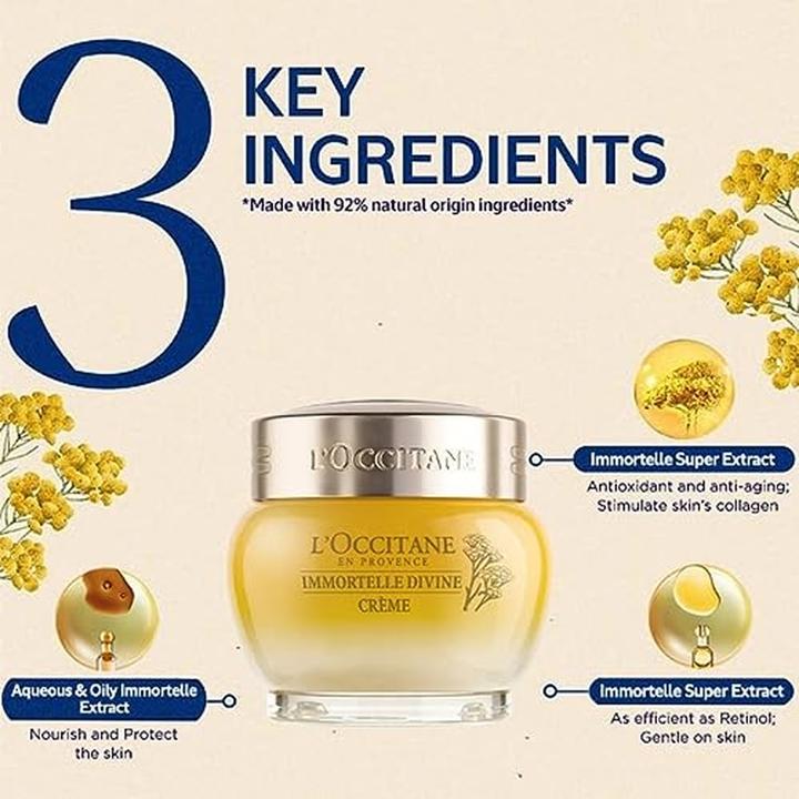 Produktbild L'Occitane Immortelle Crème Divine (50 ml, 24h Creme)