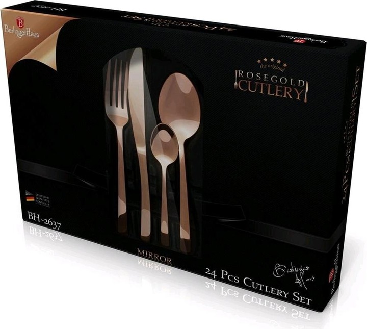 Produktbild BerlingerHaus Besteck-Set (24 Stück, Besteck Set)