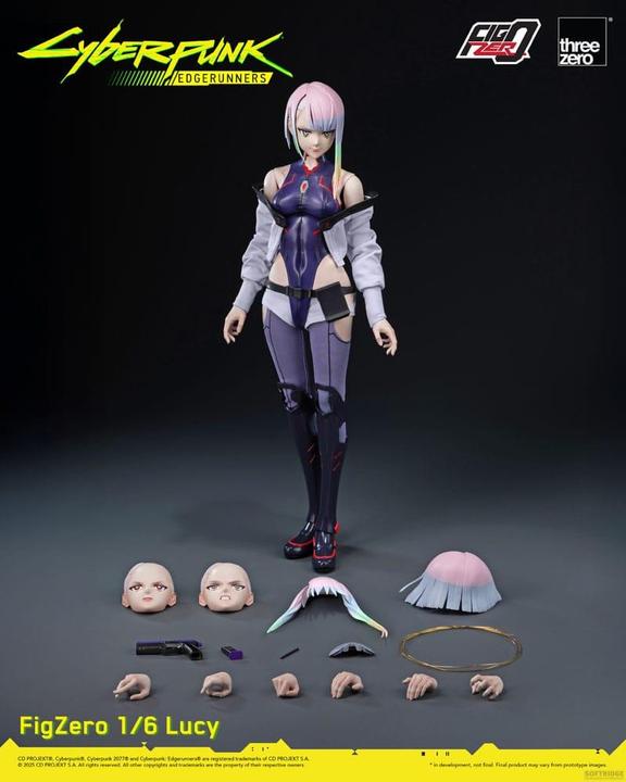 Produktbild ThreeZero Cyberpunk: Edgerunners FigZero Actionfigur 1/6 Lucy 29 cm