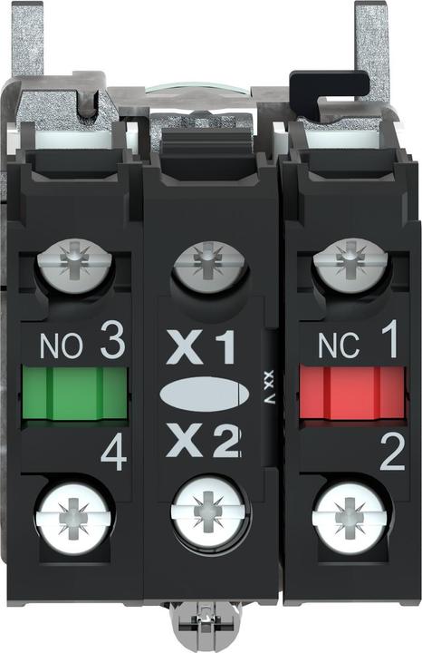 Actual product image Schneider Electric Illuminated pushbutton 1NC 1S green