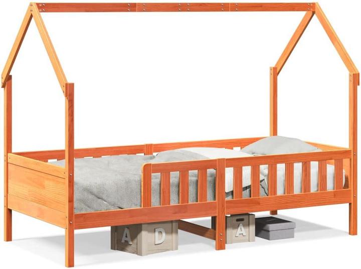 Produktbild vidaXL Kinderbett Hausbett Kiefer (90 x 200 cm)