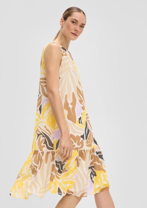 Actual product image S.Oliver Kleid Knieumspielendes Chiffon-Kleid mit Volants (34)