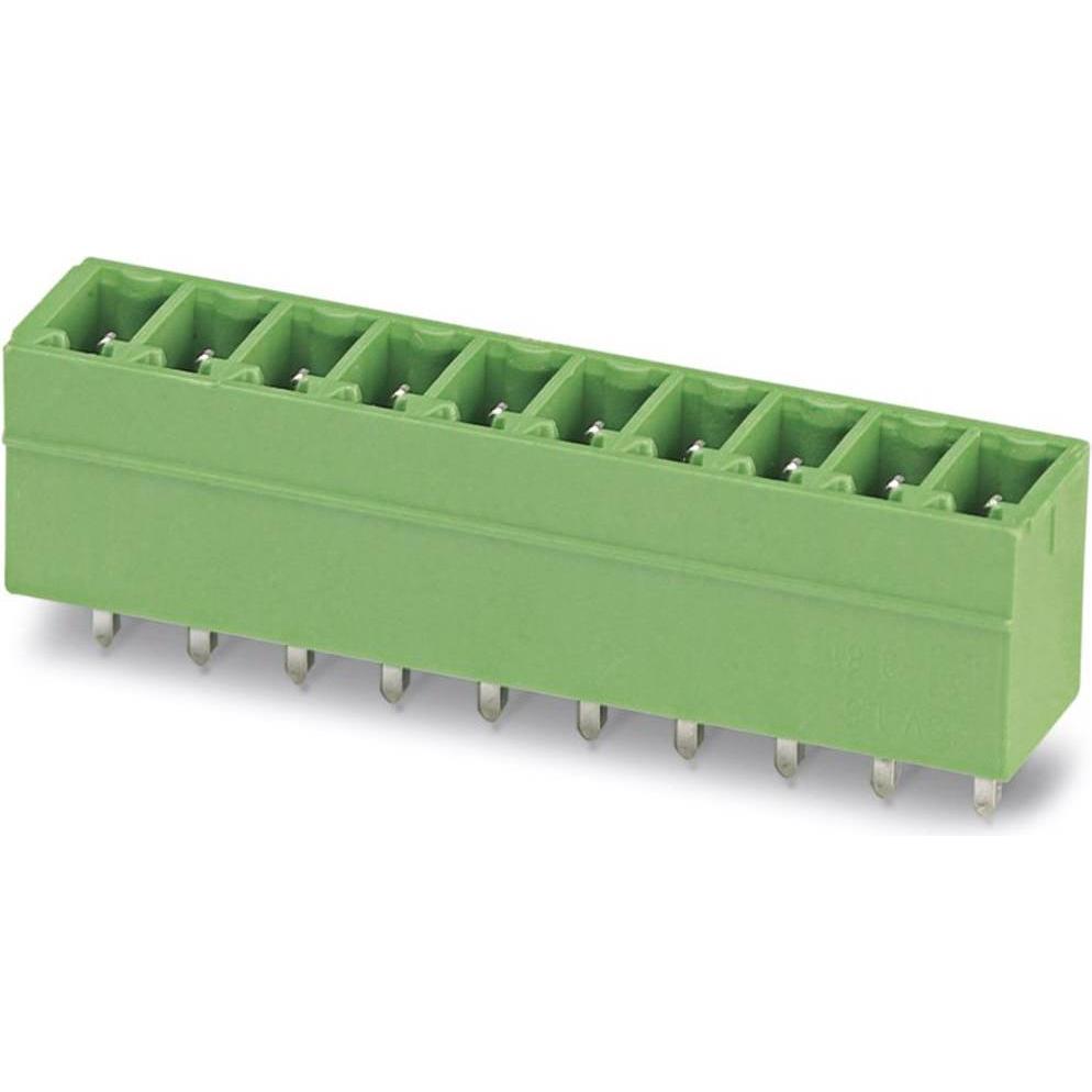 Phoenix Contact MCV 1,5/11-G-3,81 3.81mm 11 way Header, Cavo + Spina elettrica, Verde