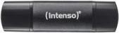 Actual product image Intenso USB Stick Flex Line 128GB USB 3.2 GEN 1X1 Black (128 GB, USB-A, USB-C)