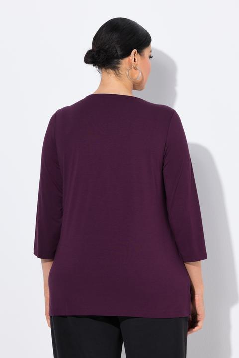 Produktbild Ulla Popken Shirt, Lovely, Classic, Rundhals, 3/4-Arm (58)