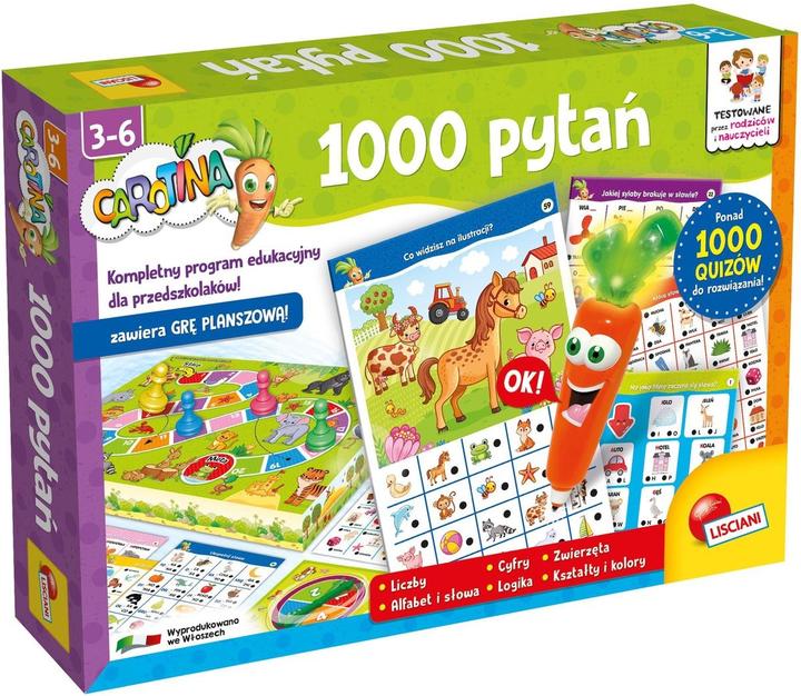 Immagine prodotto Lisciani Carotina 1000 domande (3 - 6 anni)