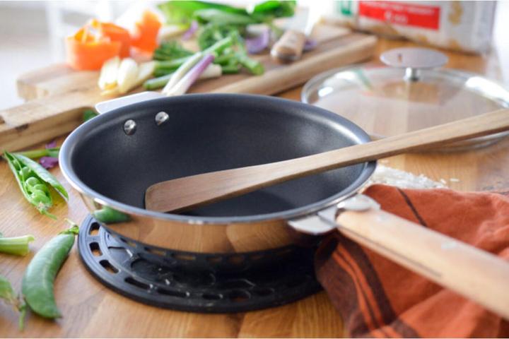 Produktbild Cristel Wokpfanne Strate (28 cm, Wok Pfanne, Edelstahl)