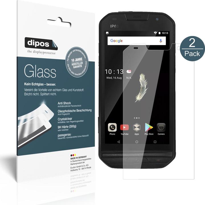 Actual product image Dipos Screen Protector Anti-Shock (2 pcs., Doogee S30)