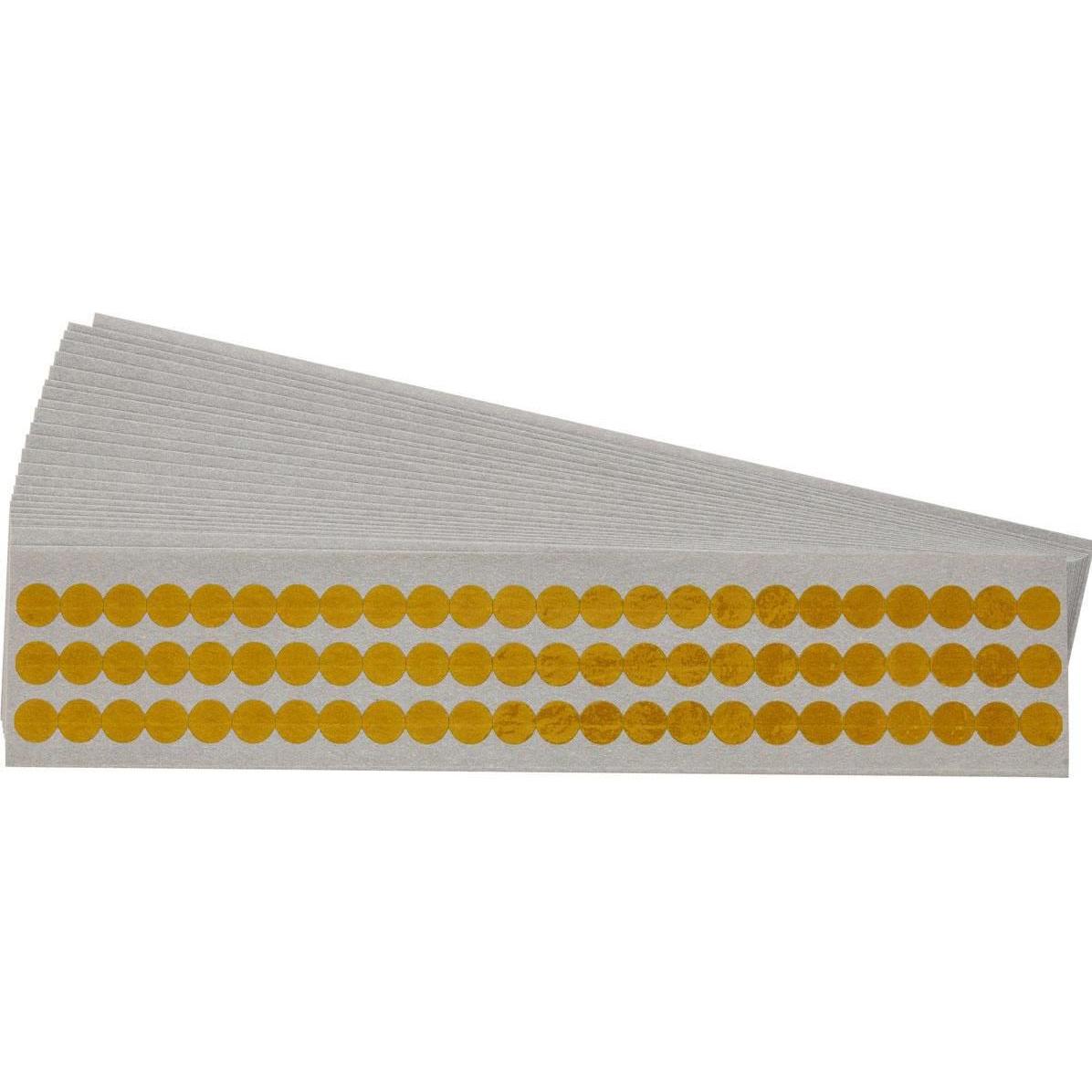 Brady, Etiketten, B-654, CMKC-375, Lötabdecketikett Kapton, Transparent Bernsteinfarben, Durchmesser 9.53 mm