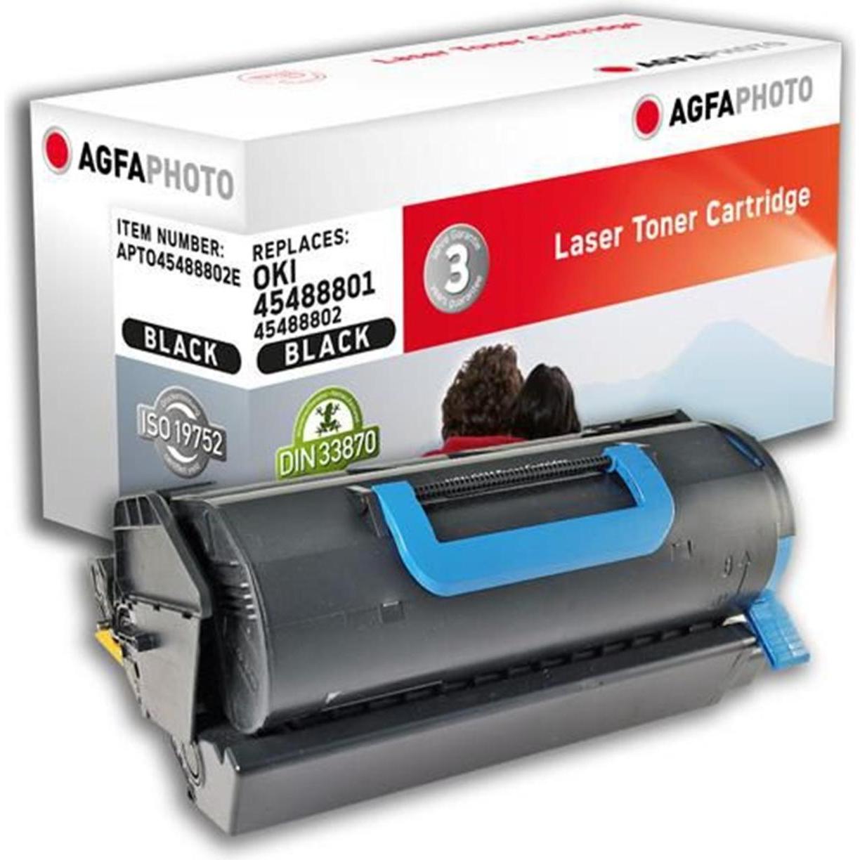 AGFAPHOTO, Toner, APTO45488802E Tonerkartusche (e) Kompatibel (BK)