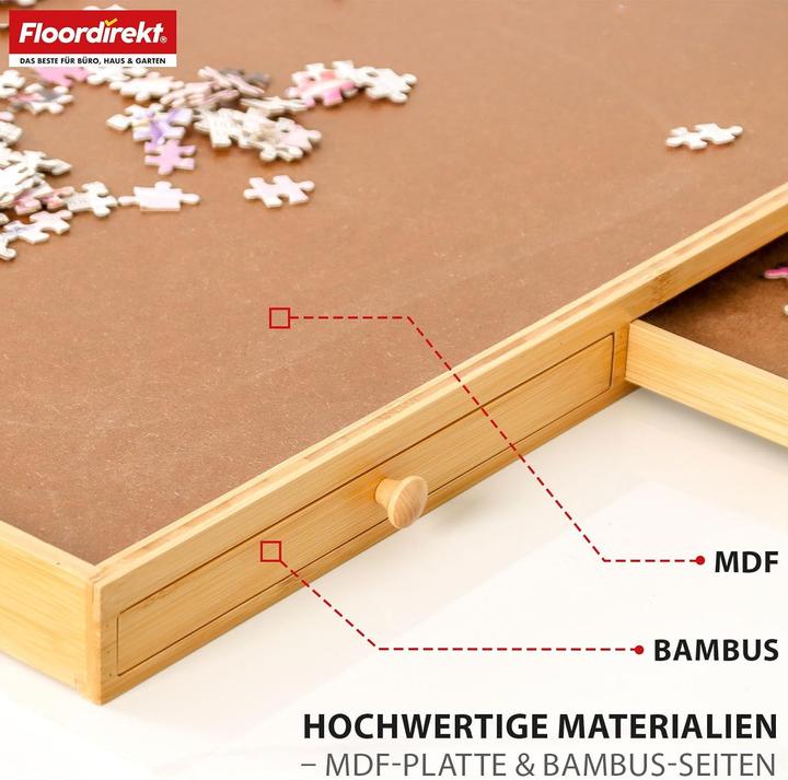 Immagine prodotto Floordirekt Yukon Puzzletisch mit Schubladen (1000 pezzi)