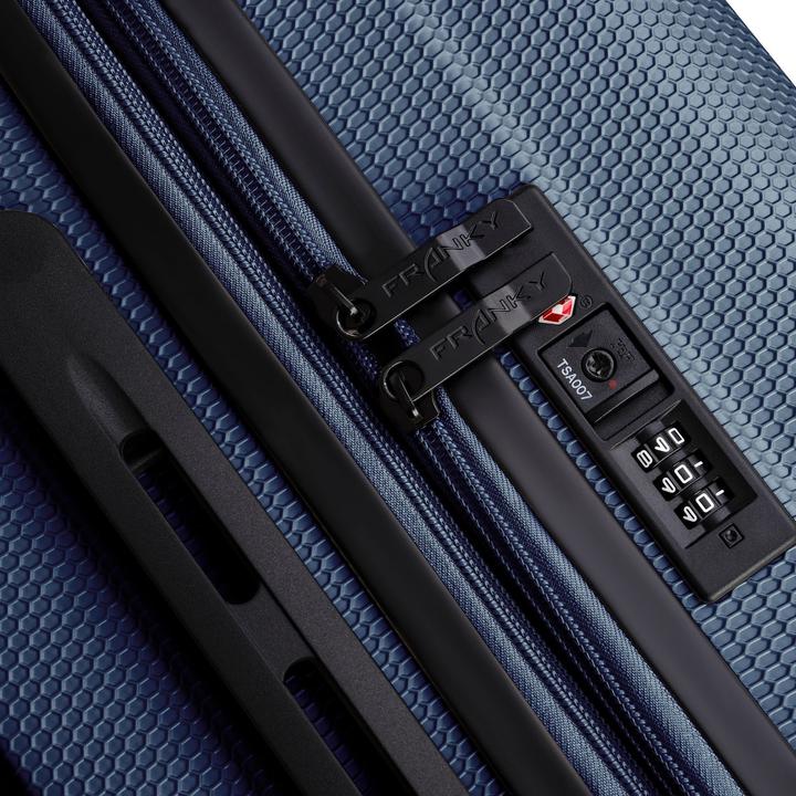 Immagine prodotto Franky Munich 4.0 set di valigie a 4 ruote 3 pezzi con piega elastica (199 l)