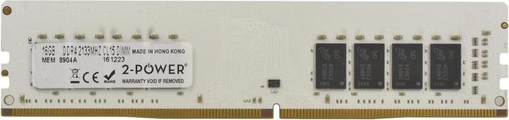 Immagine prodotto 2-Power 16GB DDR4 2133MHZ CL15 DIMM (1 x 16GB, 2133 MHz, DDR4-RAM, DIMM)