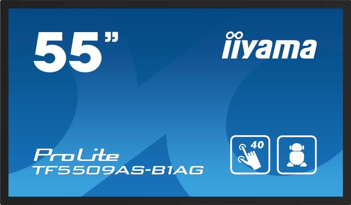 Actual product image iiyama 139cm (54.6") TF5539AS-B1AG 16:9 M-Touch 2xHDMI+Dp (3840 x 2160 Pixels, 54.60")