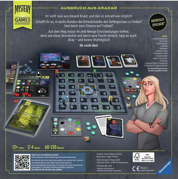 Produktbild Ravensburger Mystery Games Der Ausbruch aus Arazar (Deutsch)