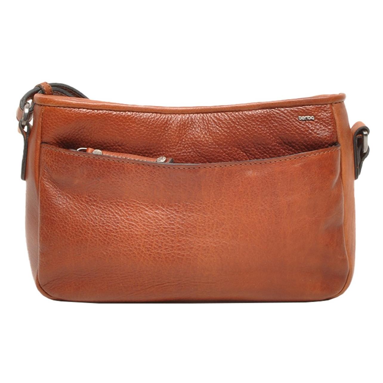 Berba, Vrouwen, Handtas, Crossbody Schoudertas Lucca Brandy, Bruin