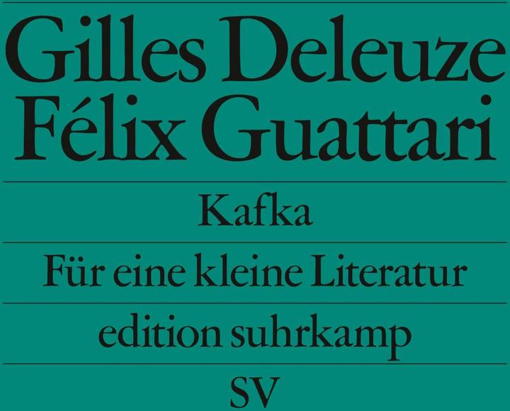 Produktbild Kafka (Deutsch, Gilles Deleuze, 1976)
