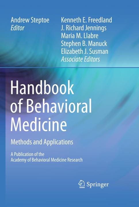 Produktbild Handbook of Behavioural Medicine (Englisch, 2011)