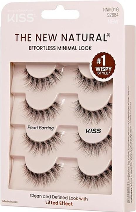 Produktbild KISS Artificial eyelashes Multipack The New Natural Pearl Earring (Künstliche Wimpern)