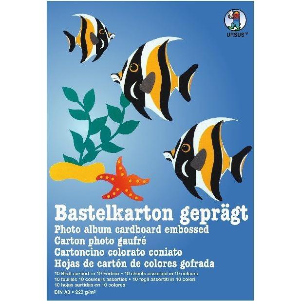 Thumbnail - Ursus, Bastelpapier, Bastelkartonblock geprägt, DI.393-40-99