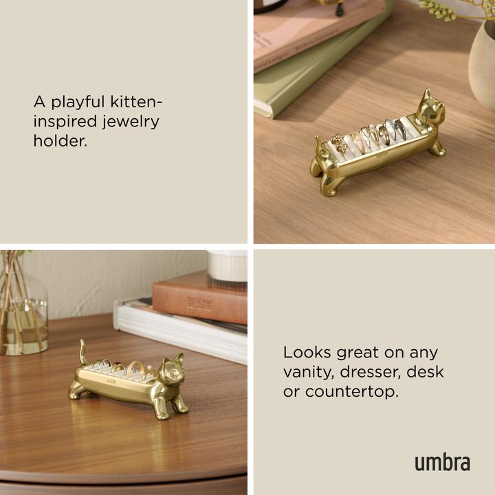 Produktbild Umbra Ali Cat Ring Holder Brass