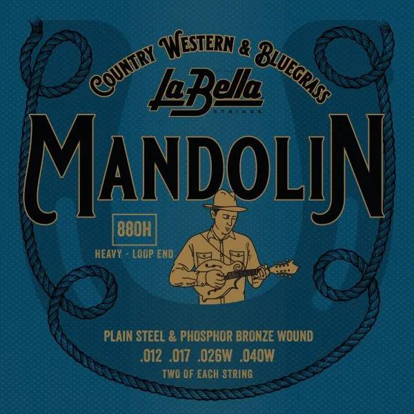 Produktbild La Bella 880 H Mandolin Bronze 012/040 (8 x, Mandolin, 0.04")