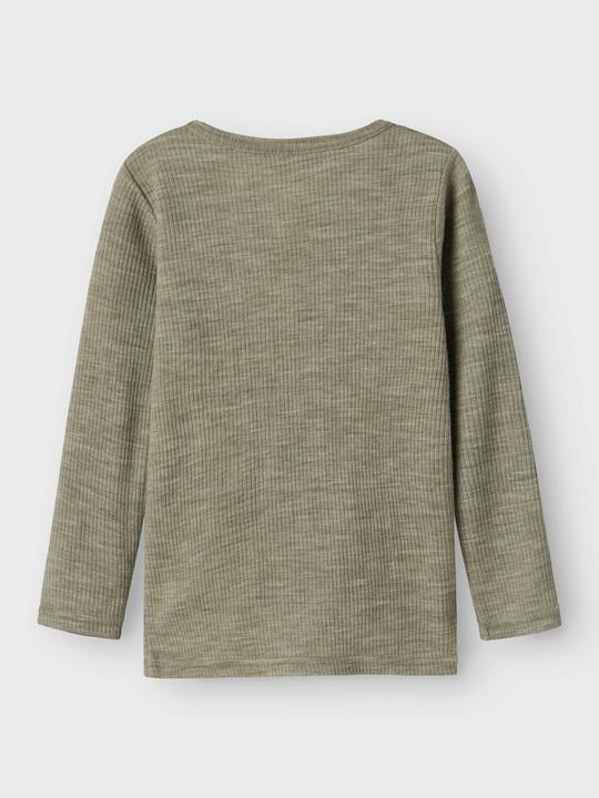 Actual product image Name it Nmnwax Wool Rib Ls Top Noos (98)