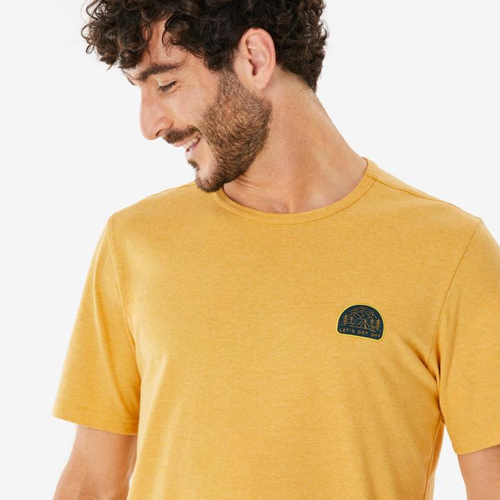 Actual product image Quechua Wandershirt Herren - NH100 gelb (4XL)