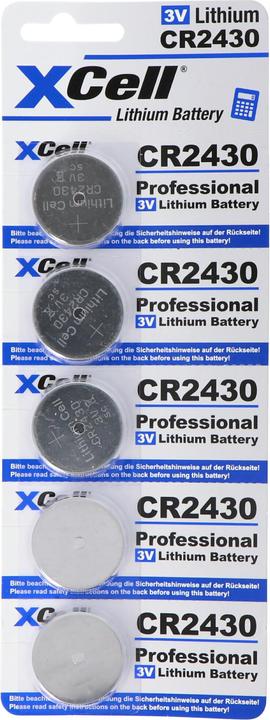 Image du produit XCell Batterie CR2430, 5er Set (5 pcs, CR2430, 290 mAh)
