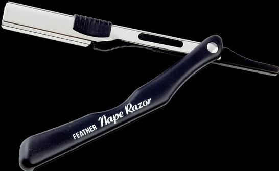 Actual product image Feather Nape Razor schwarz