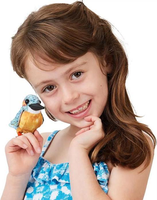 Produktbild Folkmanis Fingerpuppe mini Eisvogel