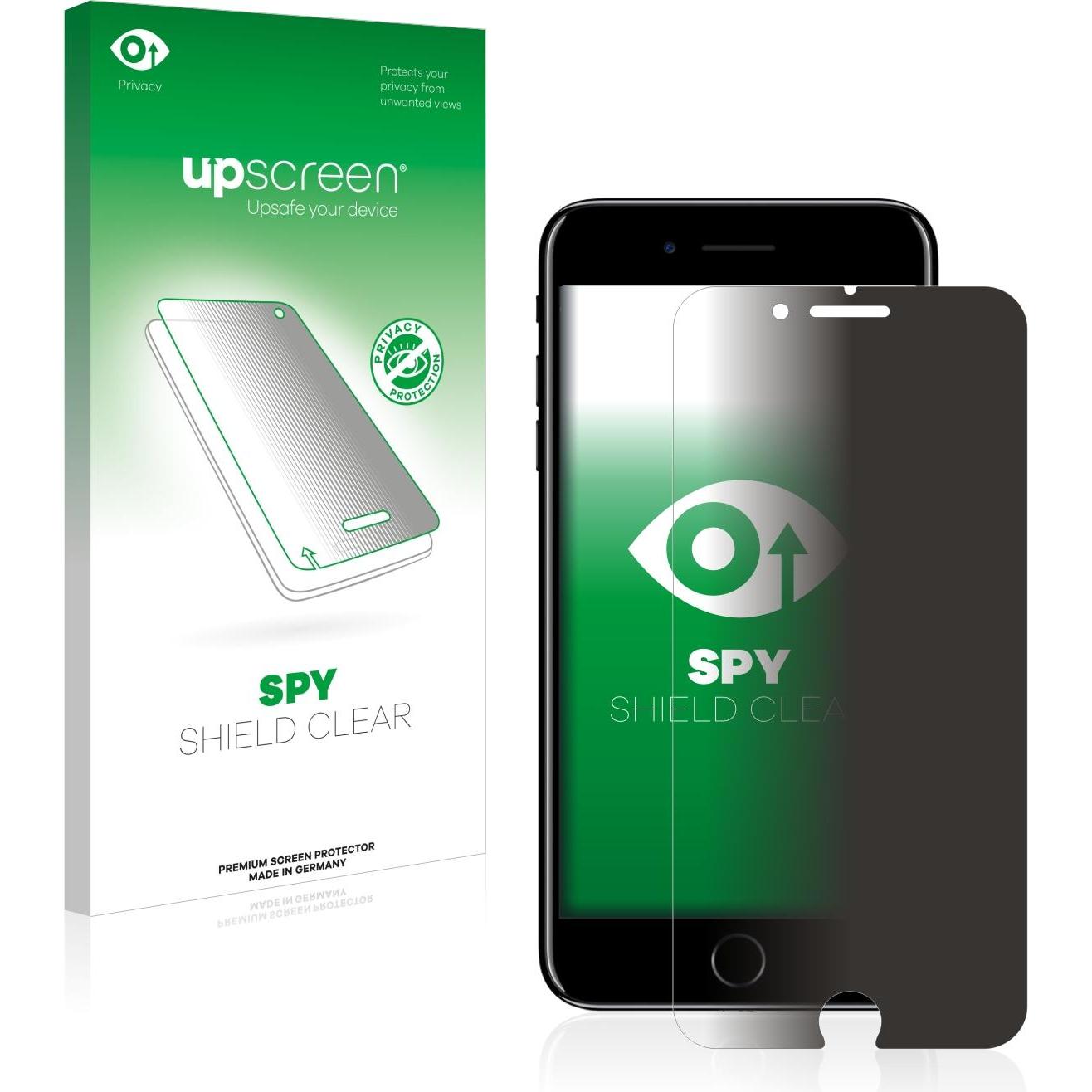 upscreen Spy Shield Blickschutzfolie (1 Stück, Apple iPhone 7 Plus), Smartphone Schutzfolie, Blau