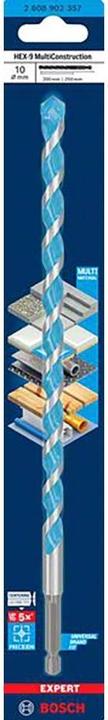 Actual product image Bosch Professional Zubehör Expert HEX-9 Multi Construction drill bit, 10 x 200 x 250 mm (10 millimetres)