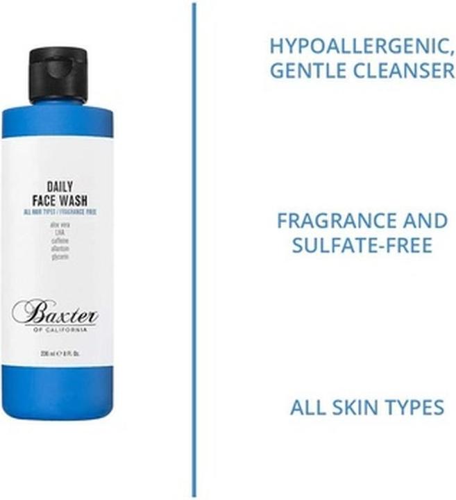 Actual product image Baxter Daily Face Wash Facial Cleansing (Cleansing Foam, 236 ml)