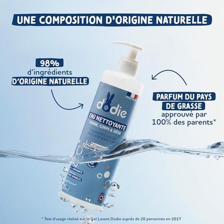 Immagine prodotto Dodie Acqua detergente 3 in 1 1L (Salviette detergenti per il viso, 1000 ml)